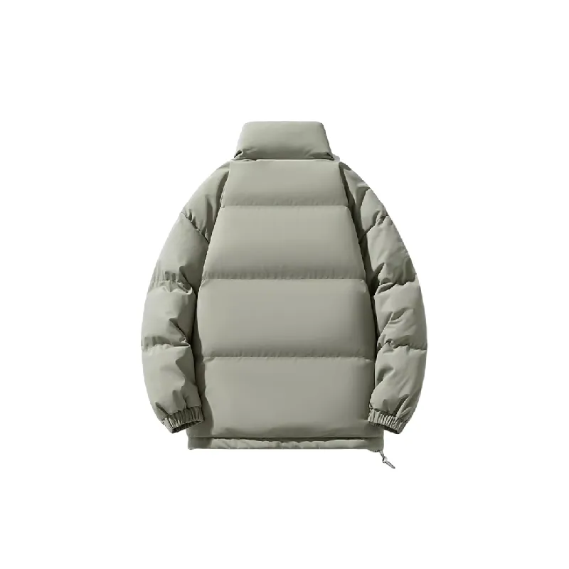 Simple Loose Polyester Quilted Jacket-16