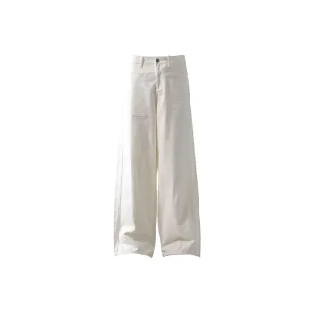 Fashionable Plain Loose Jeans