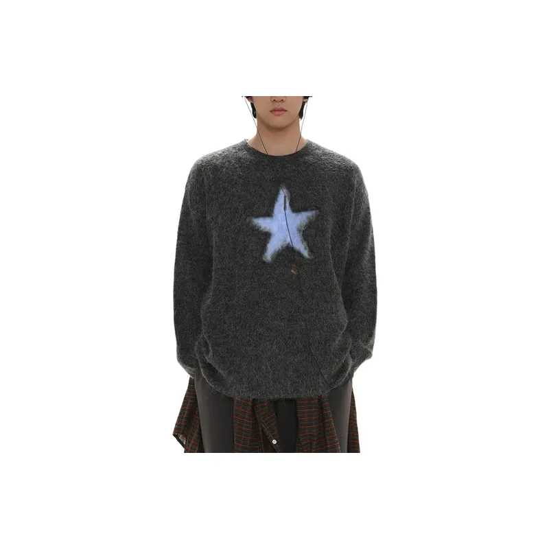 Retro Loose Sweater Women-0