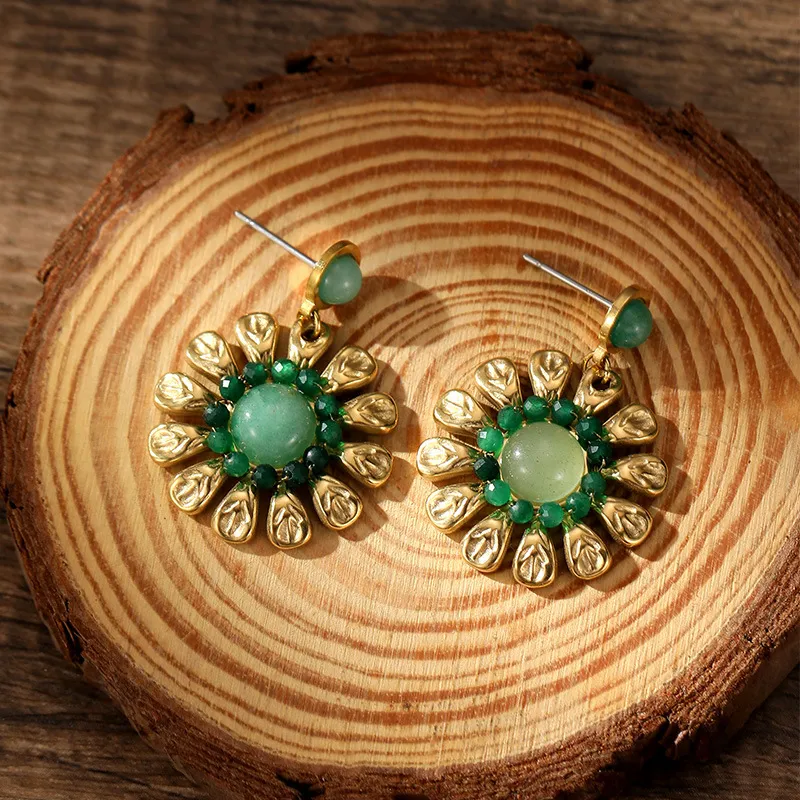 Elegant Floral Ear Stud-2