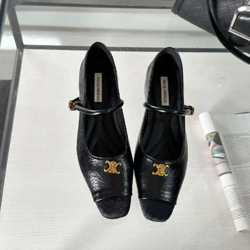 Elegant Plain Mary Jane Shoes-3
