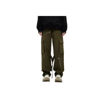 High Street Streetbelt Design Fashion Crane Pants