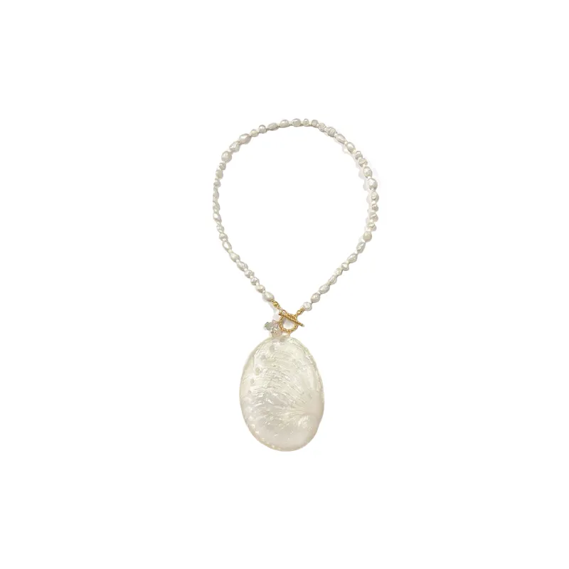 Romantic Shell Toe Necklace-0