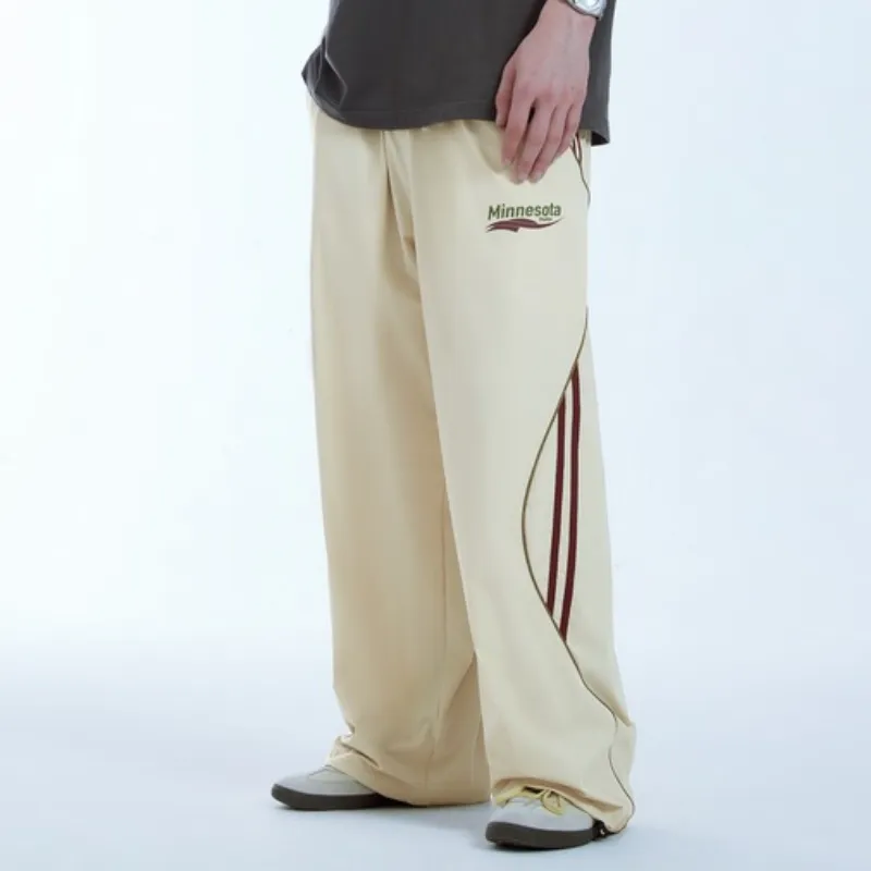 Casual Letter Nylon Sports Pants-7