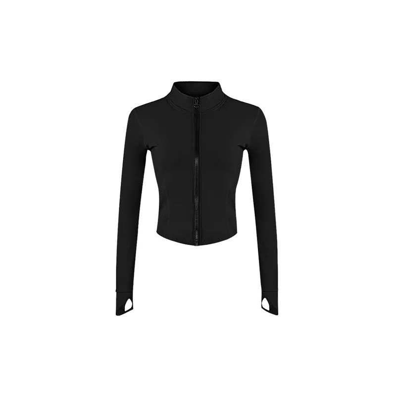Sporty Plain Blended Synthetic Fabrics Fitness Clothing Women-2