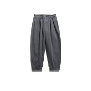 Loose Elastic Waist Casual Pants