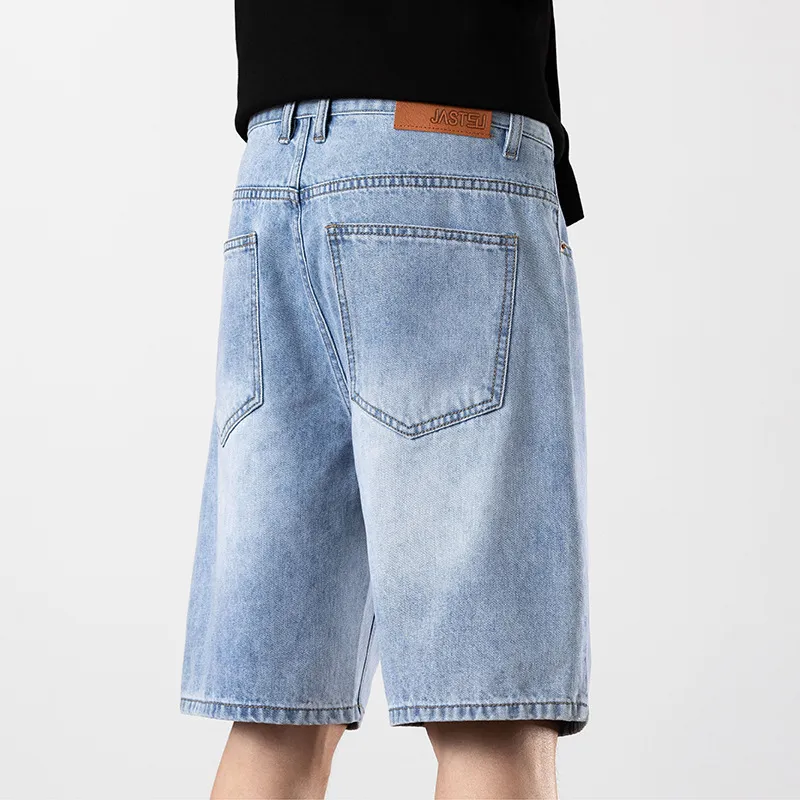Casual Breathable Denim Shorts-3