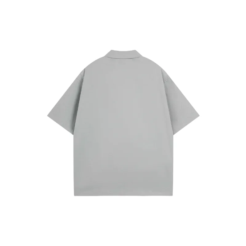 Loose Casual Cotton Blended Fabric Shirt-1
