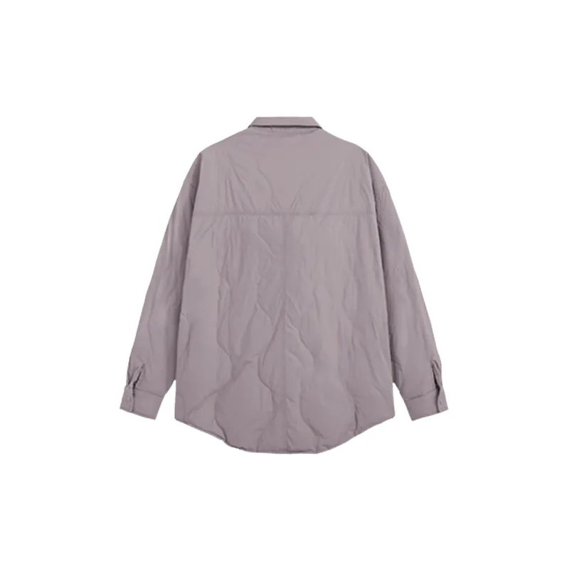 Simple Warming White Duck Down Jacket-1