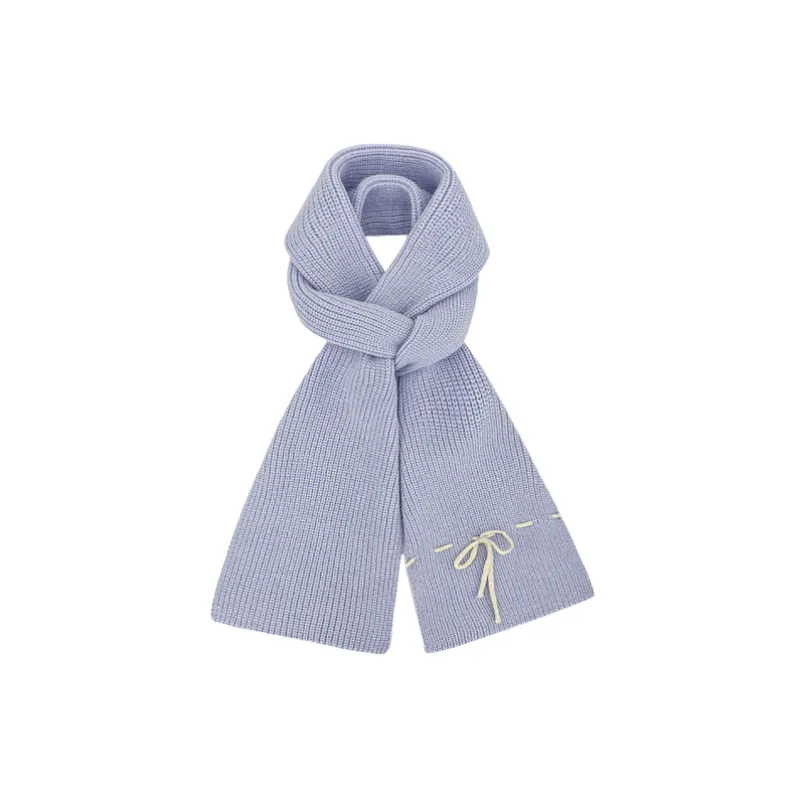 Fashionable Bow Tie Knit Scarf-4