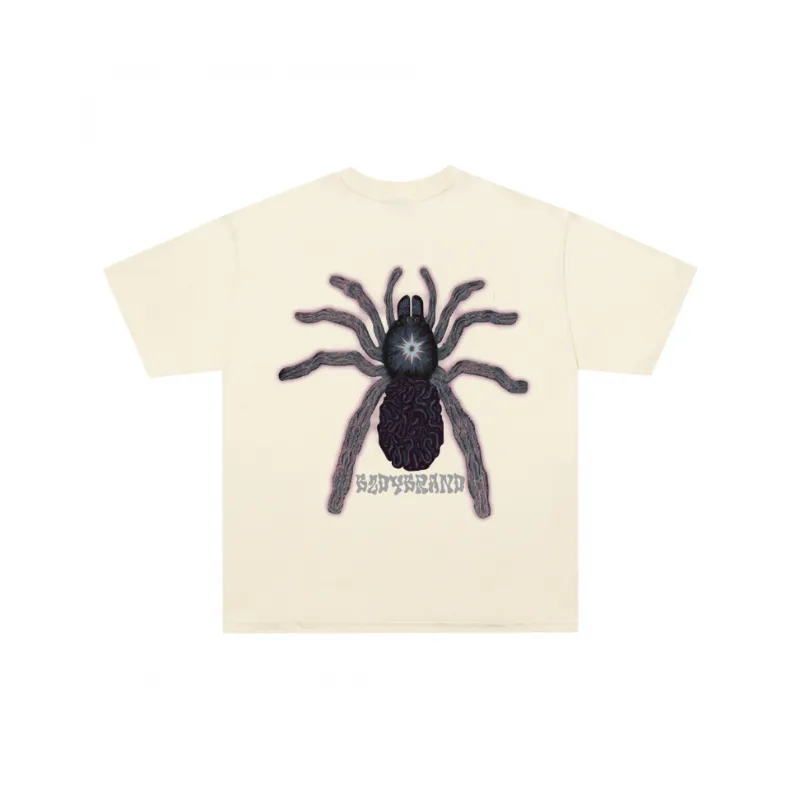 Cartoon Loose Combed Cotton T-Shirt-1