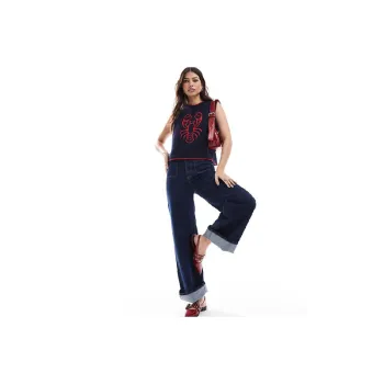 Fashionable Loose Acrylic Fibres Vest Women