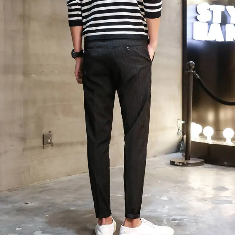 Casual Fashionable Suit Trousers-5