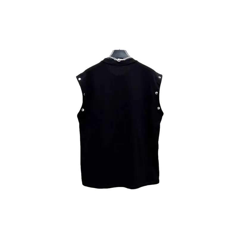 Trendy Loose Splicing T-Shirt-1