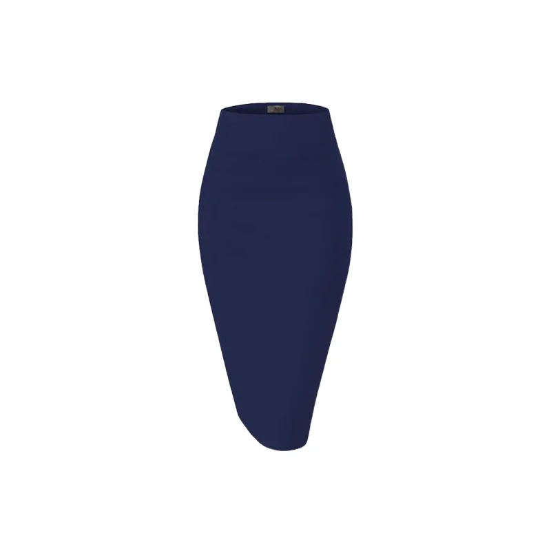 Simple Basics Polyester Skirt Women-4