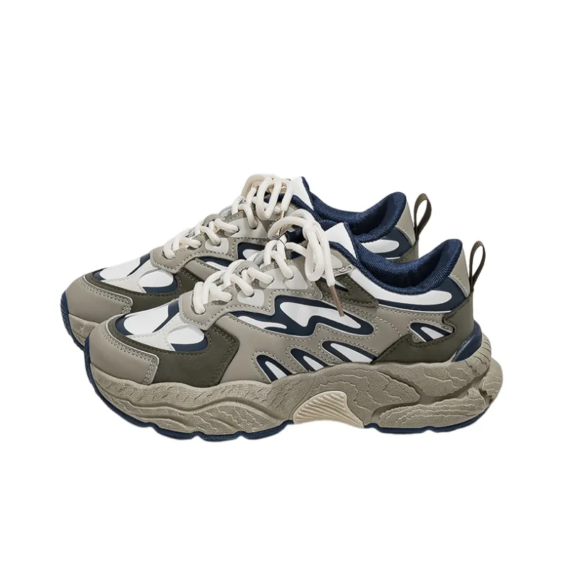 Casual Sports Breathable Chunky Sneakers-0