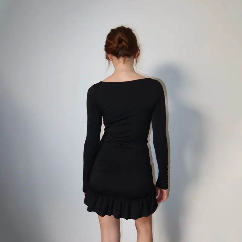 Fashionable Simple Milk Fiber Dress Women-3