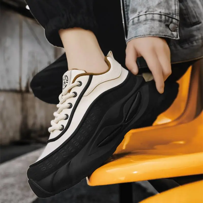Sporty Plain Chunky Sneakers-4