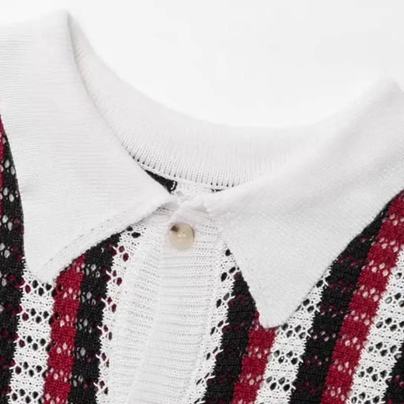 Fashion Casual Cotton Blended Fabric Knitwear-6