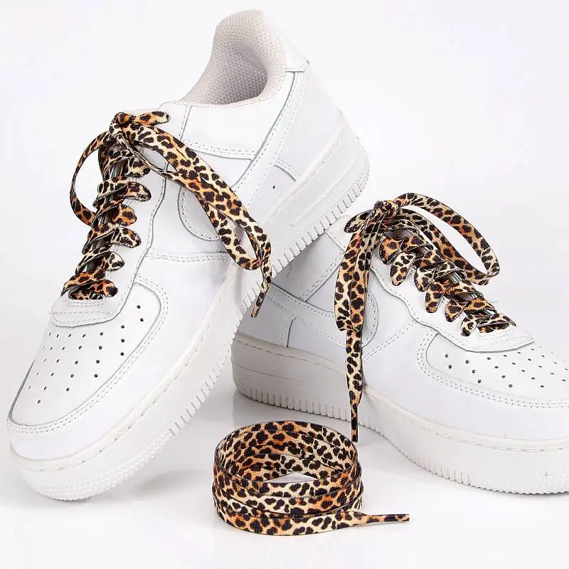 Leopard Print Tie Dye Shoelaces-2