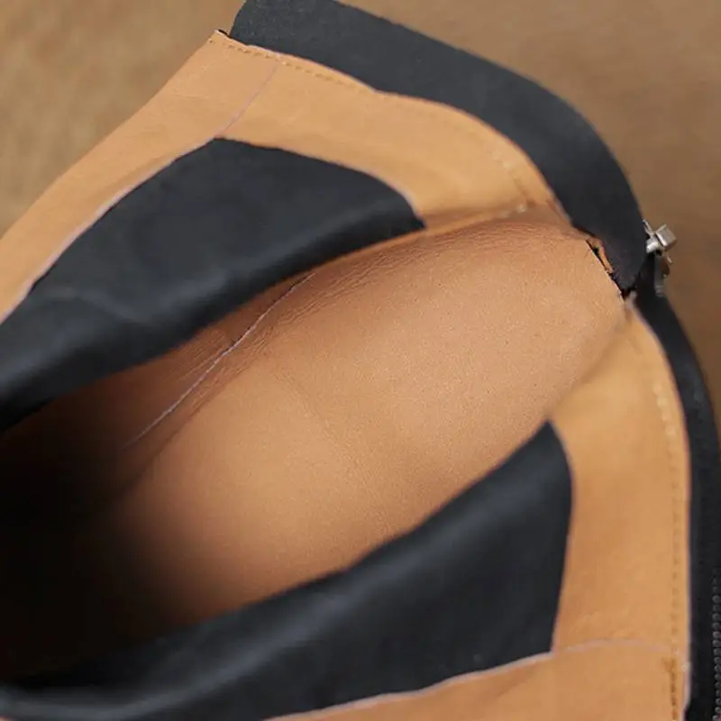 Simple Plain Ankle Boots-4