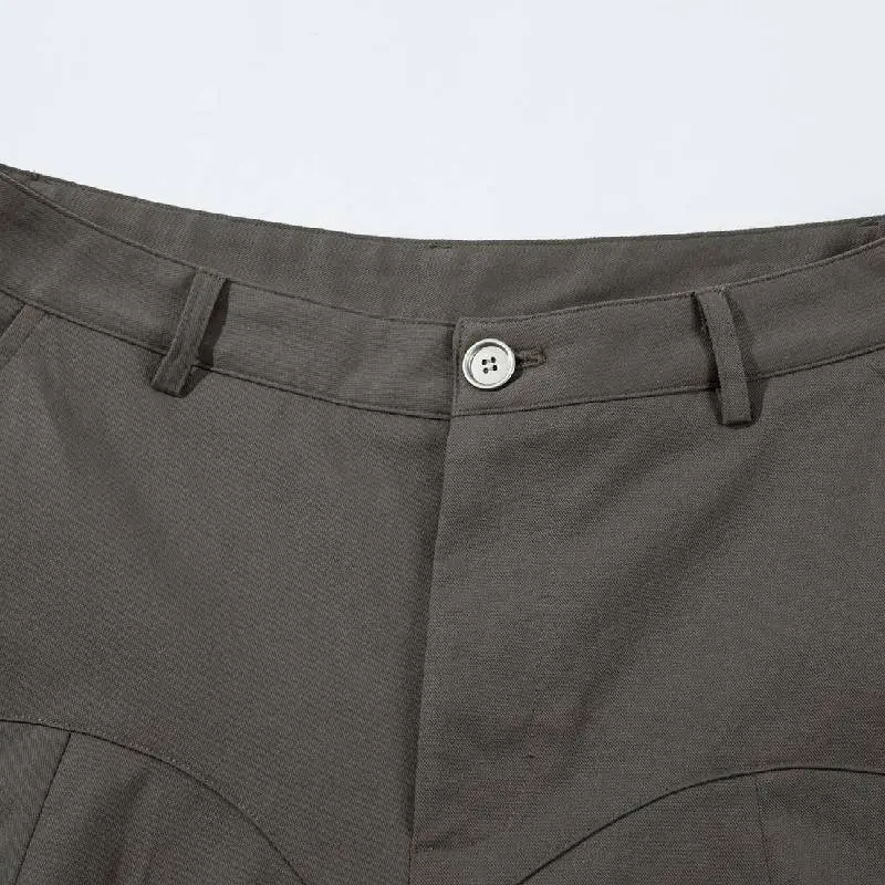 Street Simple Cotton Casual Shorts-4