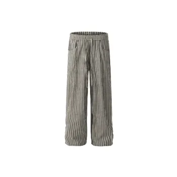 Retro Loose Cotton Blended Fabric Casual Pants