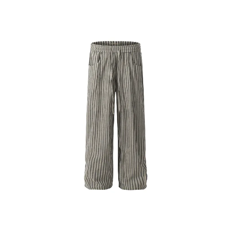 Retro Loose Cotton Blended Fabric Casual Pants-2