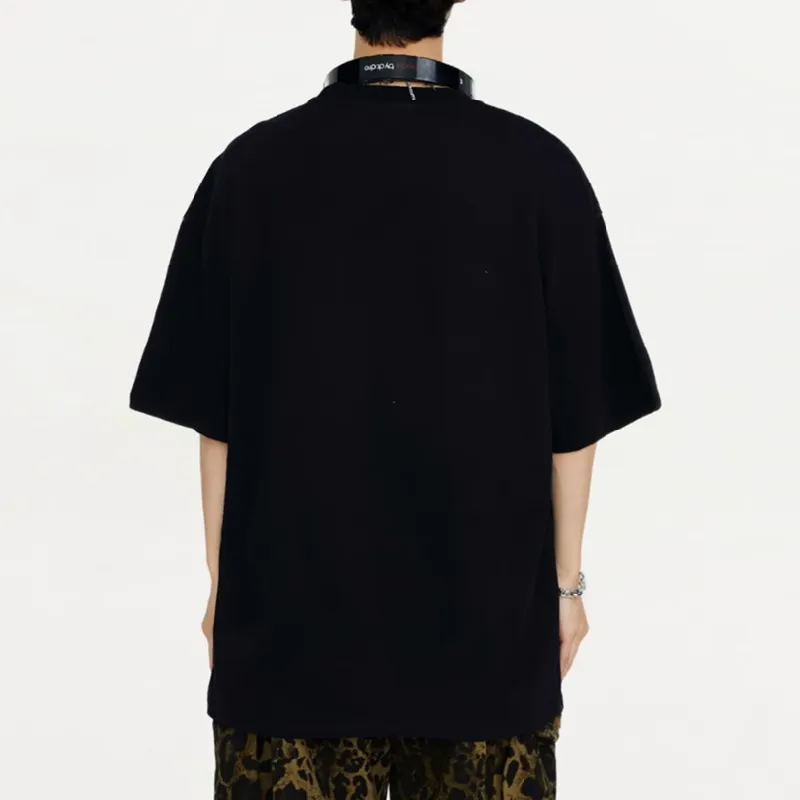 Casual Loose 100% Cotton T Shirt-3