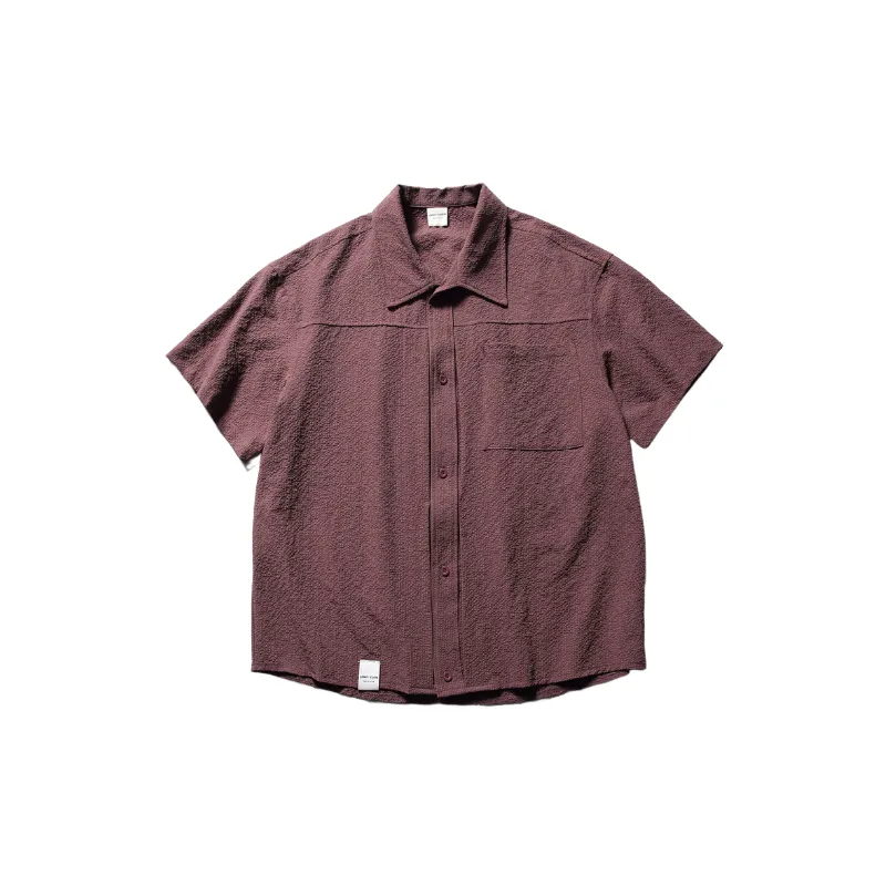 Outdoor Loose Blended Synthetic Fabrics Shirt-4