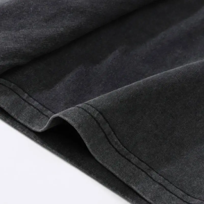 Loose Casual Cotton Blended Fabric T Shirt-3