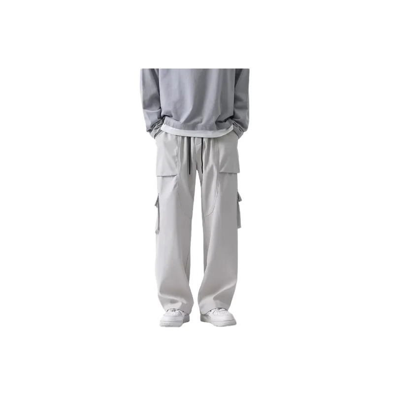 Fashionable Casual Cargo Pants-2
