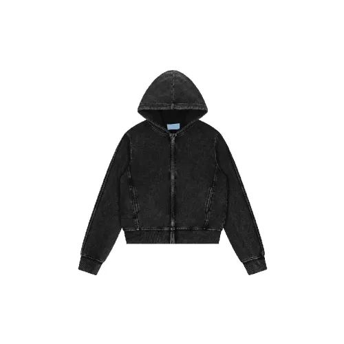 Fumito Ganryu Black Kimono Hoodie Women