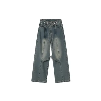 High Street Cross Stitching Design Jeans