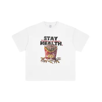 Casual Retro 100% Cotton T Shirt