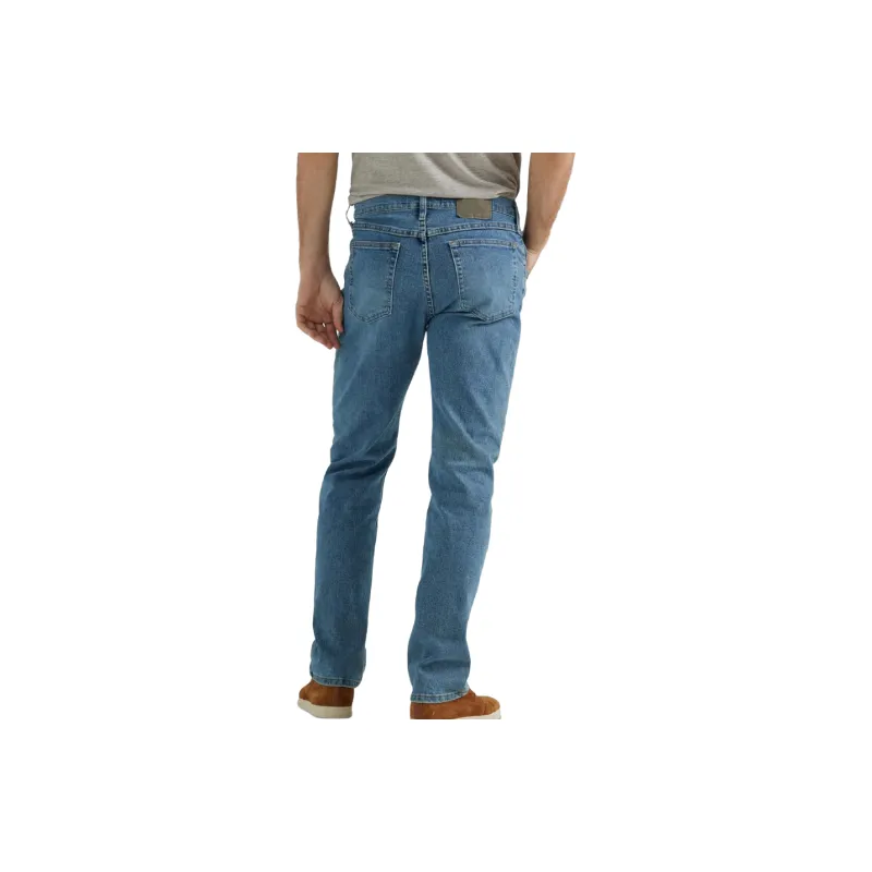 Casual Straight Leg Jeans Unisex-4