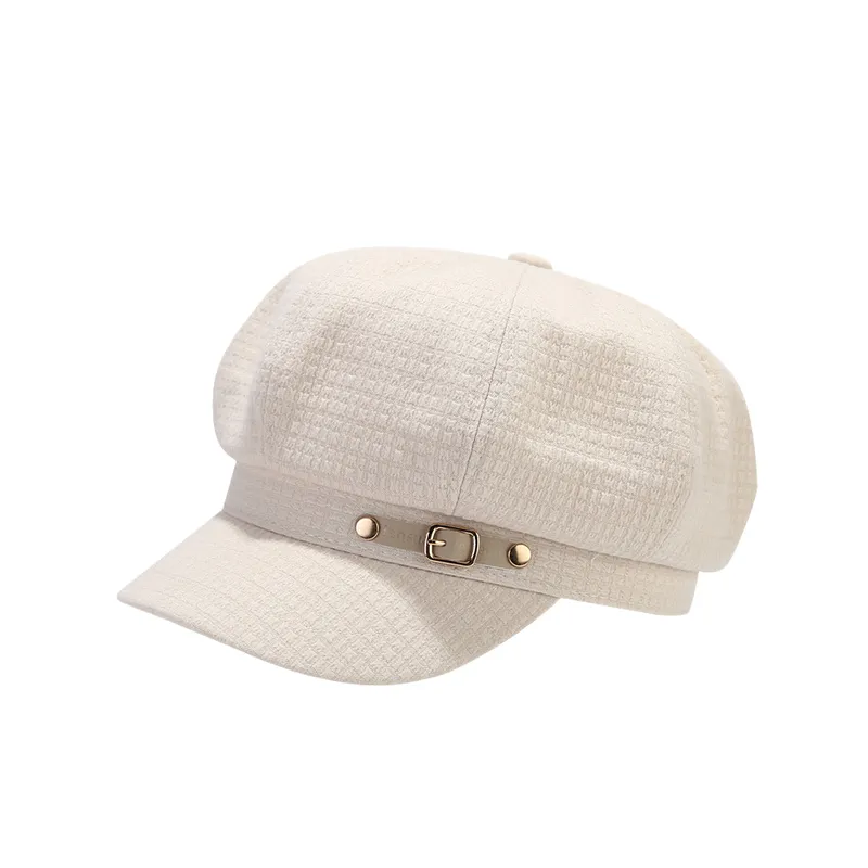 Retro Fashionable Plain Beret-5