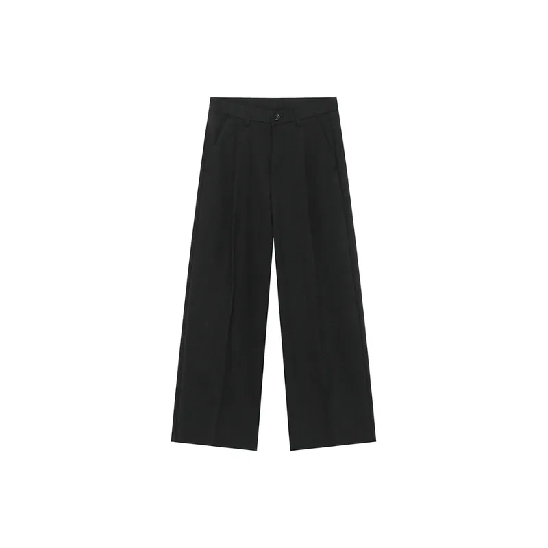 Loose Straight Leg Casual Pants-0