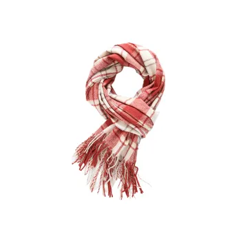 Fashionable Plaid Knit Scarf