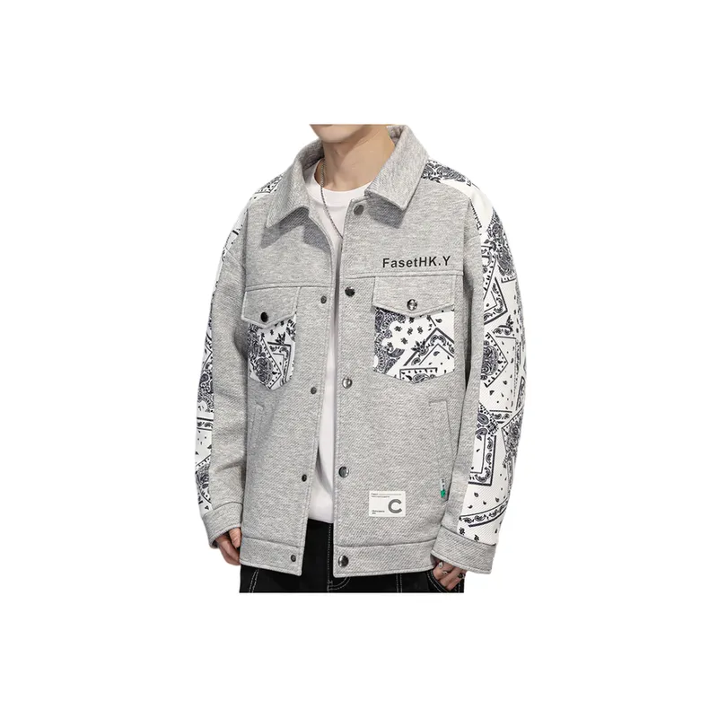 Casual Loose Fashion Printed Jacket
