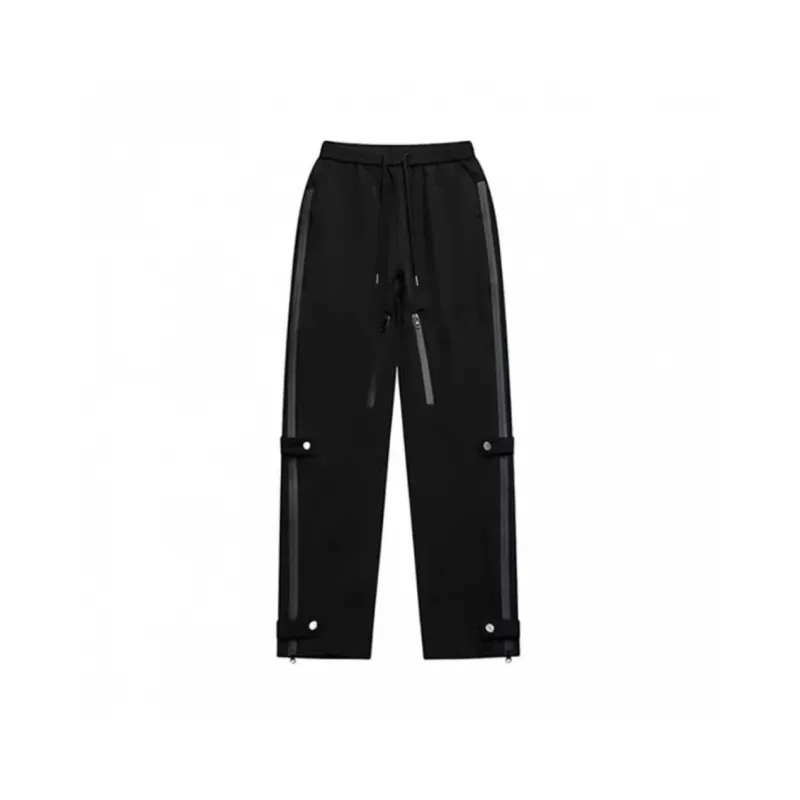 Casual Zipper Polyester Cargo Pants-0