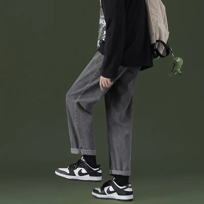 Fashion Simple Loose Jeans-7
