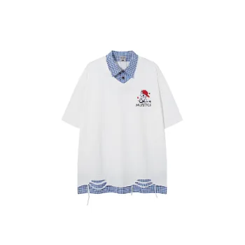 Retro Loose Cotton Blended Fabric T-Shirt Unisex