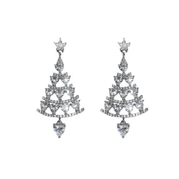 Cute Christmas Glitter Earring