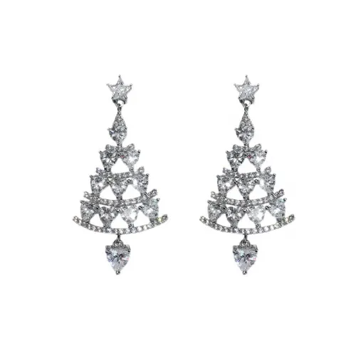 Cute Christmas Glitter Earring