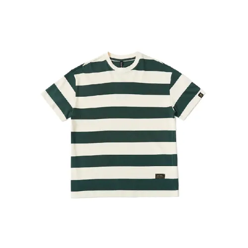 Loose Striped 100% Cotton T Shirt Unisex
