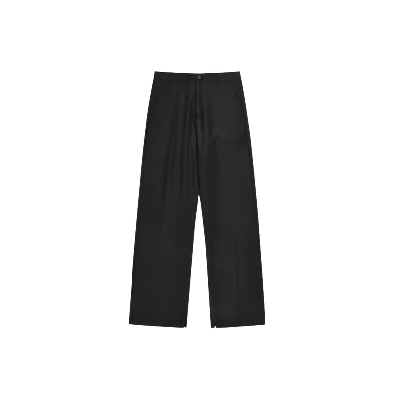 Retro Loose Suit Trousers-0