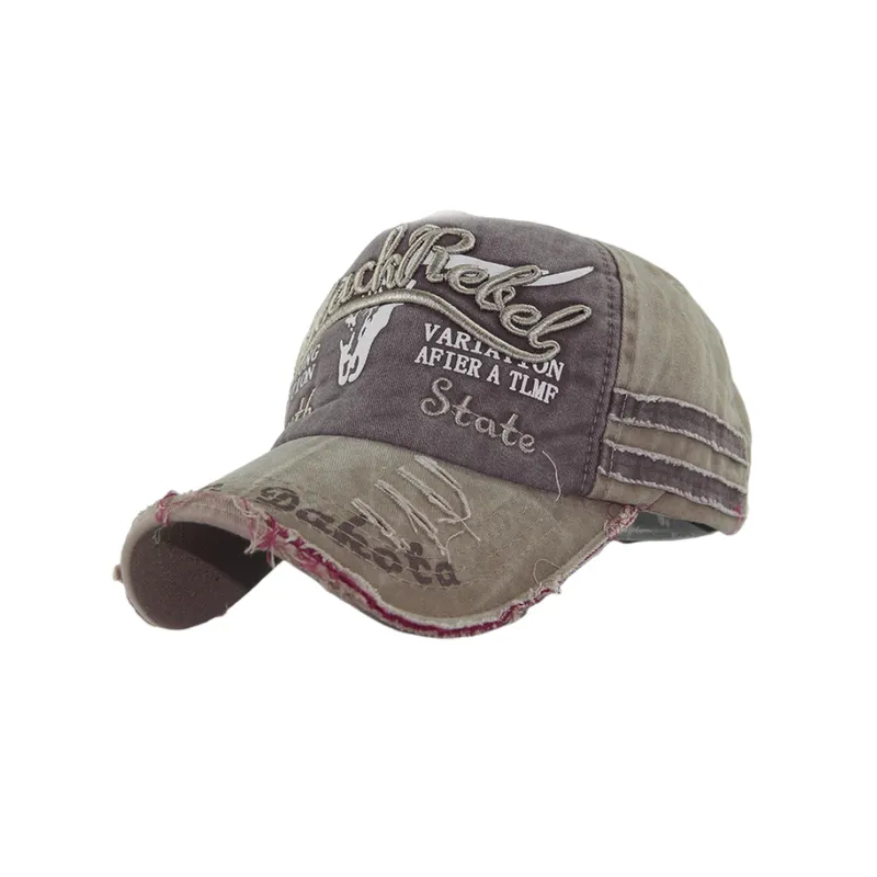 Retro Washed Peaked Cap-5