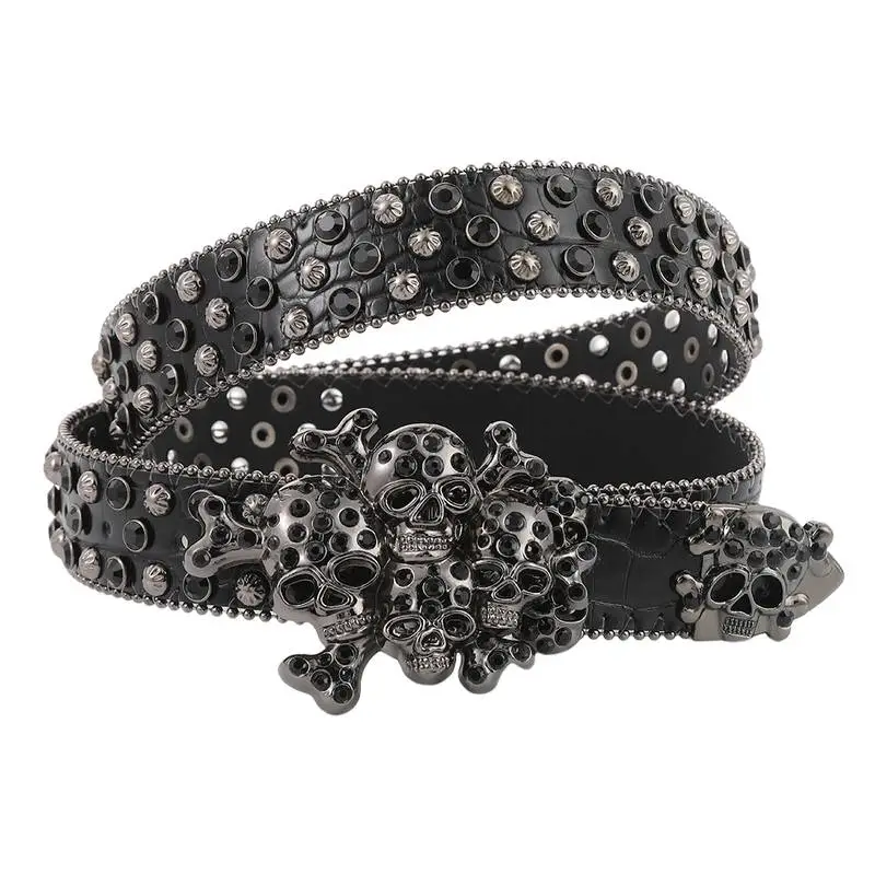 Punk Fashionable Leather Belt-0