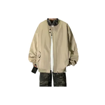 Casual Loose Blended Synthetic Fabrics Jacket